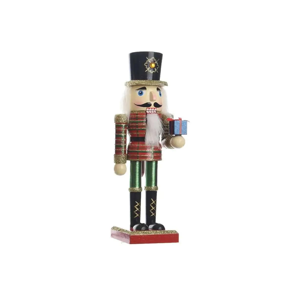 Djowyh Casse-noisette - Décoration De Noël - 38 Cm - Figurine En Bois