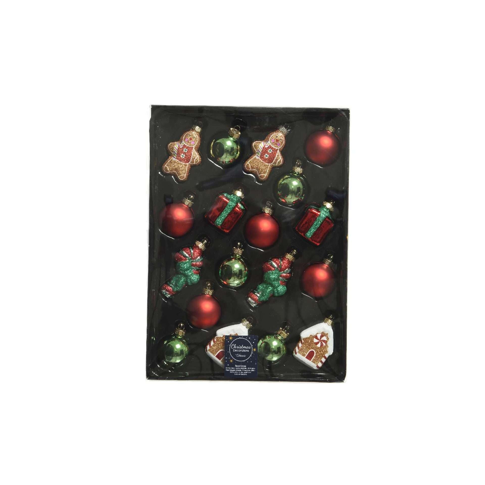 LOT D'ornements De Noël Vintage Des Années 80 – Verre Et Céramique, Pré-aimés