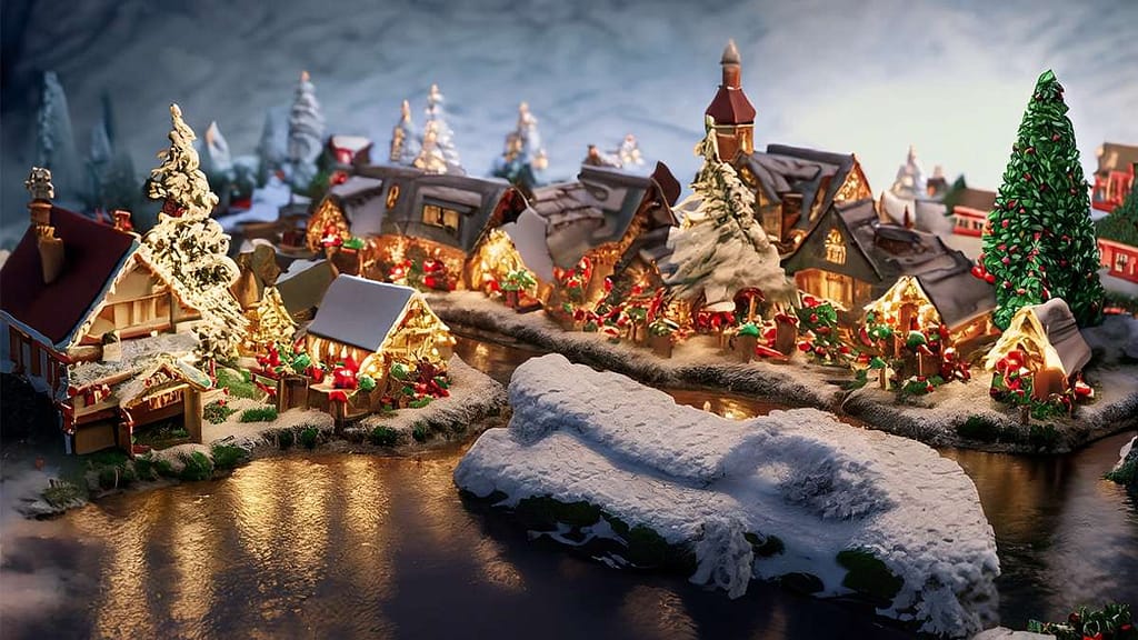 Le village de noel on sale